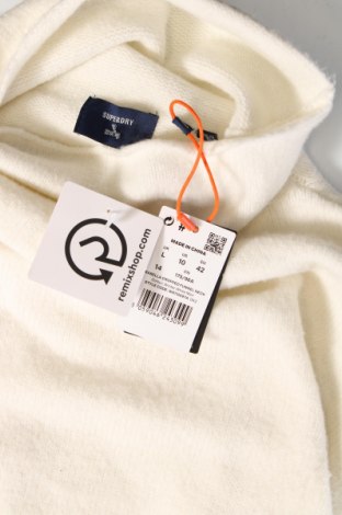 Дамски пуловер Superdry, Размер L, Цвят Бял, Цена 57,24 лв.