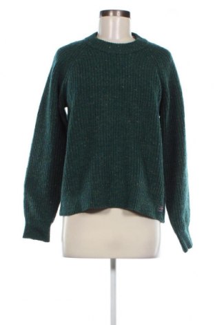 Дамски пуловер Superdry, Размер L, Цвят Зелен, Цена 63,60 лв.