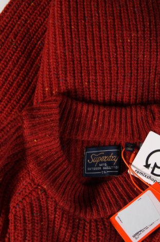 Γυναικείο πουλόβερ Superdry, Μέγεθος L, Χρώμα Κόκκινο, Τιμή 29,51 €