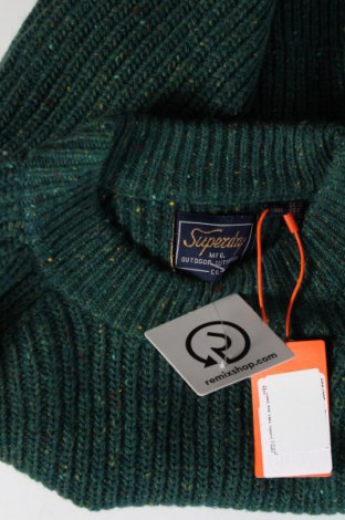 Дамски пуловер Superdry, Размер M, Цвят Зелен, Цена 57,24 лв.