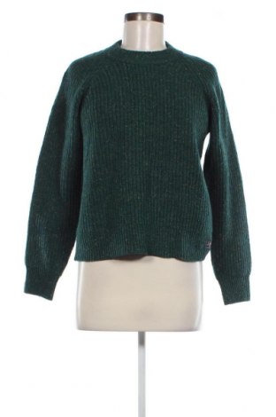 Дамски пуловер Superdry, Размер M, Цвят Зелен, Цена 57,24 лв.