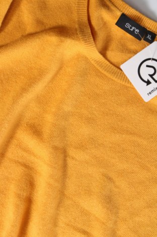 Дамски пуловер Sure, Размер XL, Цвят Жълт, Цена 15,66 лв.