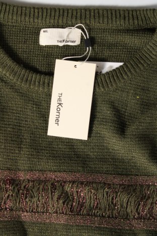 Дамски пуловер The Korner, Размер M, Цвят Зелен, Цена 16,74 лв.