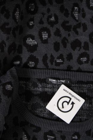 Γυναικείο πουλόβερ Tom & Rose, Μέγεθος L, Χρώμα Γκρί, Τιμή 3,17 €