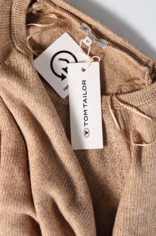 Дамски пуловер Tom Tailor, Размер XS, Цвят Кафяв, Цена 21,39 лв.