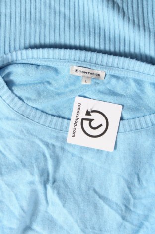 Дамски пуловер Tom Tailor, Размер L, Цвят Син, Цена 12,30 лв.