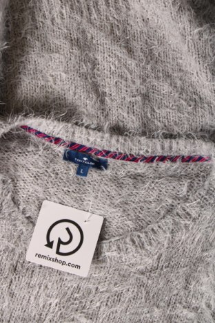 Дамски пуловер Tom Tailor, Размер L, Цвят Сив, Цена 14,35 лв.