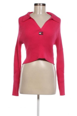Γυναικείο πουλόβερ Tommy Jeans, Μέγεθος 3XL, Χρώμα Ρόζ , Τιμή 50,47 €
