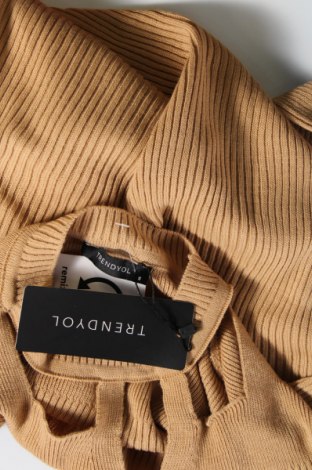 Pulover de femei Trendyol, Mărime S, Culoare Bej, Preț 91,78 Lei