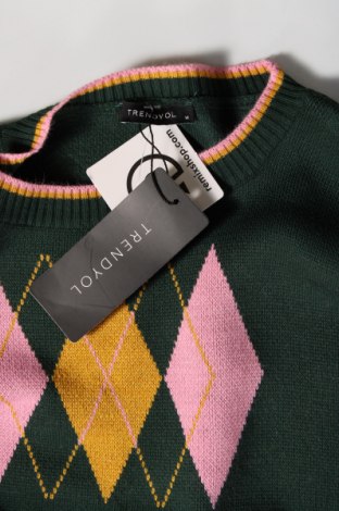 Női pulóver Trendyol, Méret M, Szín Zöld, Ár 3 736 Ft