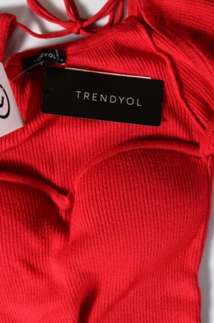 Дамски пуловер Trendyol, Размер M, Цвят Червен, Цена 27,90 лв.