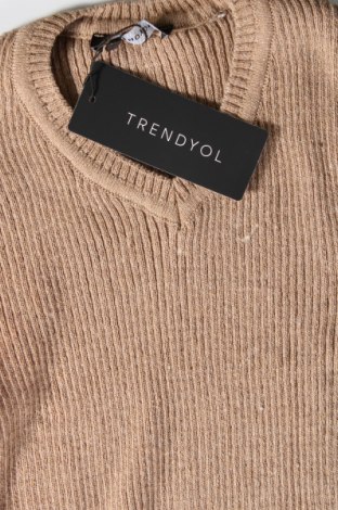 Дамски пуловер Trendyol, Размер S, Цвят Бежов, Цена 32,55 лв.