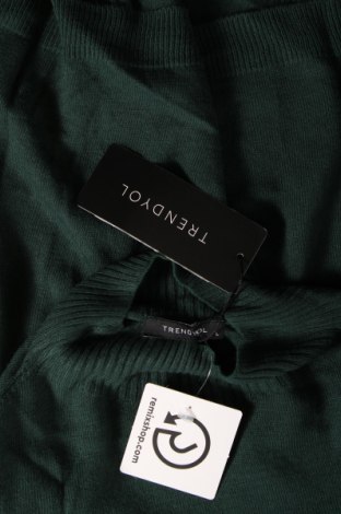 Дамски пуловер Trendyol, Размер L, Цвят Зелен, Цена 23,25 лв.