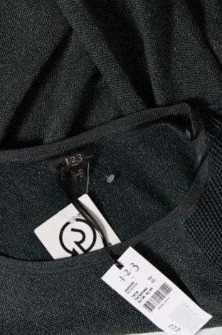 Дамски пуловер Un Deux Trois, Размер M, Цвят Зелен, Цена 71,40 лв.