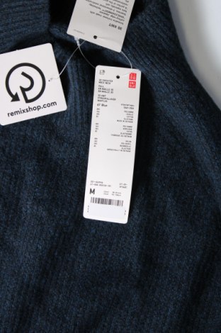 Дамски пуловер Uniqlo, Размер M, Цвят Син, Цена 9,78 лв.