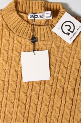 Дамски пуловер Unique 21, Размер M, Цвят Бежов, Цена 9,78 лв.