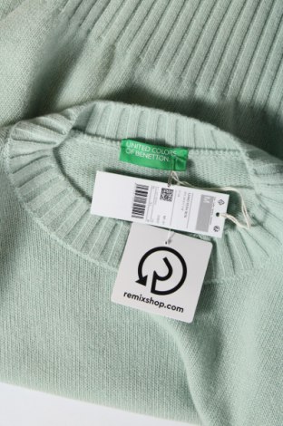 Дамски пуловер United Colors Of Benetton, Размер M, Цвят Зелен, Цена 93,00 лв.