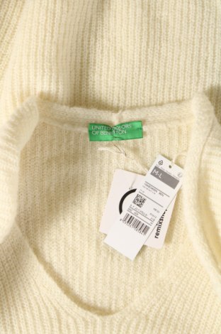 Damenpullover United Colors Of Benetton, Größe M, Farbe Weiß, Preis 19,18 €