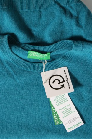 Дамски пуловер United Colors Of Benetton, Размер S, Цвят Син, Цена 93,00 лв.