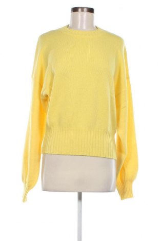 Дамски пуловер United Colors Of Benetton, Размер L, Цвят Жълт, Цена 93,00 лв.