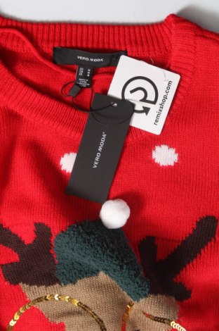 Дамски пуловер Vero Moda, Размер M, Цвят Червен, Цена 23,56 лв.