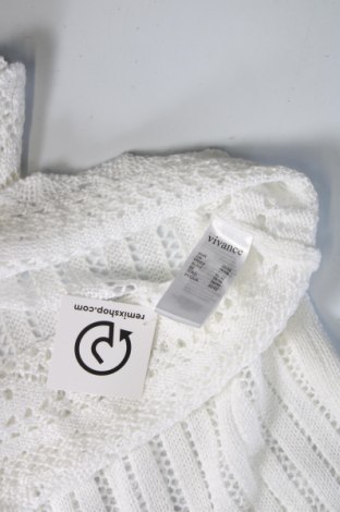 Дамски пуловер Vivance, Размер XS, Цвят Бял, Цена 17,94 лв.