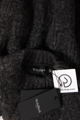 Дамски пуловер WithBlack, Размер XS, Цвят Сив, Цена 14,02 лв.