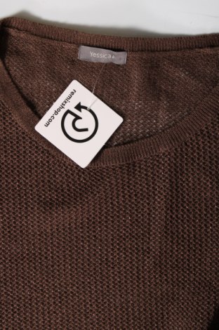 Γυναικείο πουλόβερ Yessica, Μέγεθος XL, Χρώμα Καφέ, Τιμή 4,49 €