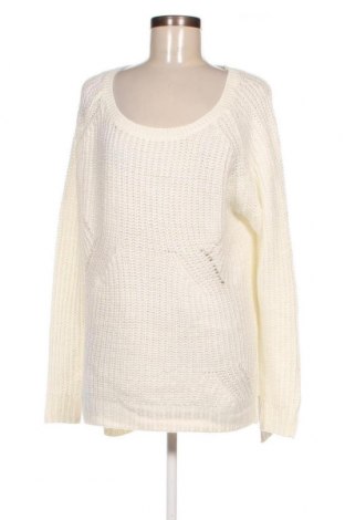 Дамски пуловер Yessica, Размер L, Цвят Бял, Цена 13,05 лв.