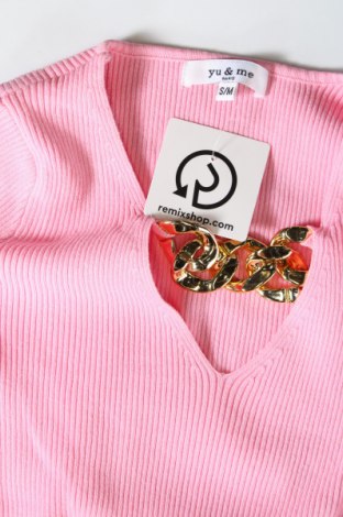Γυναικείο πουλόβερ Yu & Me, Μέγεθος S, Χρώμα Ρόζ , Τιμή 8,01 €
