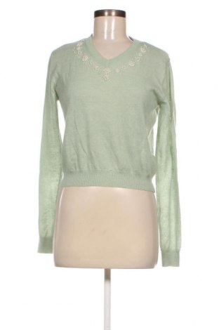 Pulover de femei Zara, Mărime XL, Culoare Verde, Preț 91,78 Lei