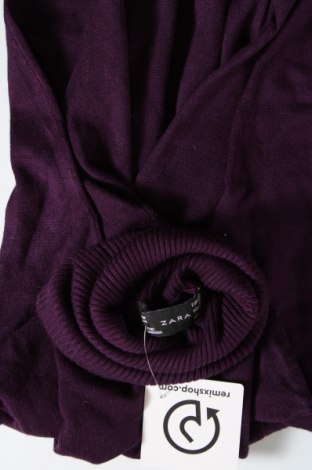 Дамски пуловер Zara, Размер S, Цвят Лилав, Цена 11,50 лв.