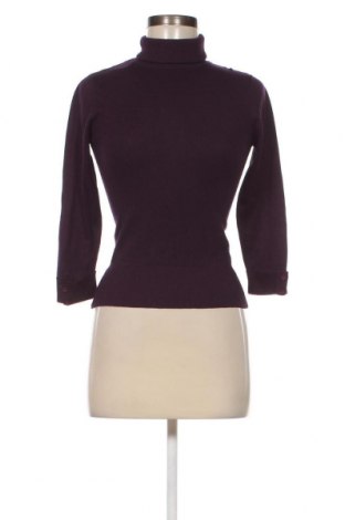 Дамски пуловер Zara, Размер S, Цвят Лилав, Цена 8,21 лв.