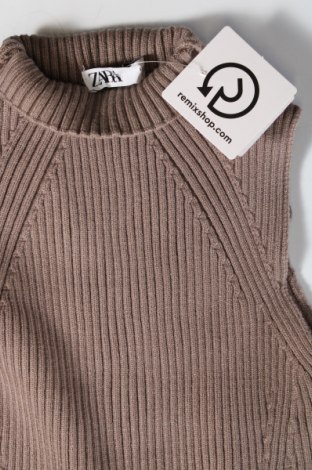Dámsky pulóver Zara, Veľkosť S, Farba Béžová, Cena  13,80 €