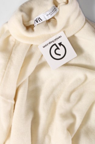 Pulover de femei Zara, Mărime M, Culoare Ecru, Preț 69,82 Lei