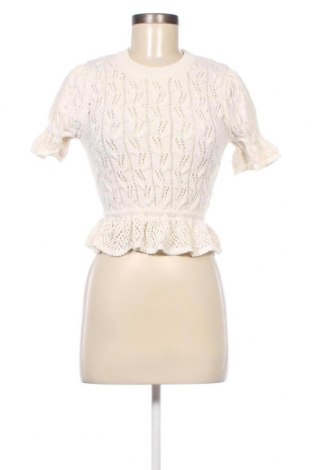 Γυναικείο πουλόβερ Zara, Μέγεθος S, Χρώμα Λευκό, Τιμή 9,19 €