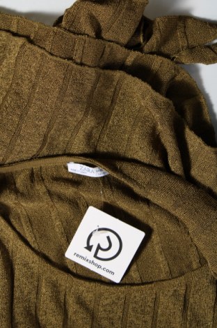 Дамски пуловер Zara, Размер M, Цвят Зелен, Цена 12,15 лв.