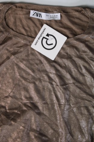 Γυναικείο πουλόβερ Zara, Μέγεθος S, Χρώμα Χρυσαφί, Τιμή 16,70 €