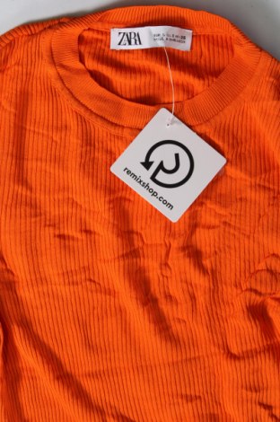 Pulover de femei Zara, Mărime S, Culoare Portocaliu, Preț 35,53 Lei