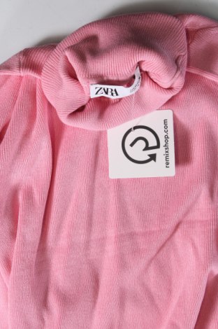 Дамски пуловер Zara, Размер M, Цвят Розов, Цена 13,50 лв.