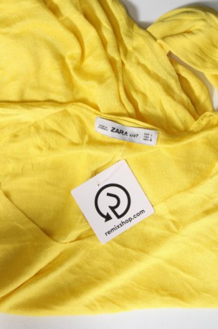 Pulover de femei Zara, Mărime L, Culoare Galben, Preț 35,53 Lei