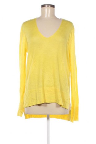 Дамски пуловер Zara, Размер L, Цвят Жълт, Цена 13,50 лв.