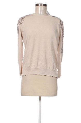 Дамски пуловер Zara Knitwear, Размер M, Цвят Бежов, Цена 14,58 лв.