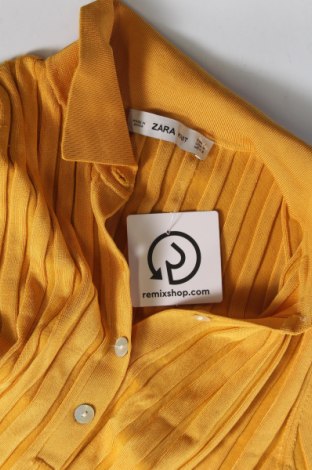 Дамски пуловер Zara Knitwear, Размер M, Цвят Жълт, Цена 6,21 лв.