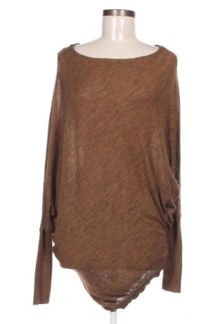Дамски пуловер Zara Knitwear, Размер M, Цвят Кафяв, Цена 8,10 лв.