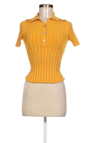 Дамски пуловер Zara Knitwear, Размер S, Цвят Жълт, Цена 13,50 лв.