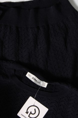 Дамски пуловер Zara Knitwear, Размер S, Цвят Син, Цена 16,18 лв.