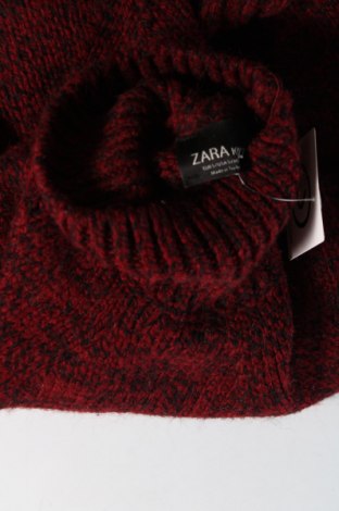 Дамски пуловер Zara Knitwear, Размер S, Цвят Червен, Цена 9,45 лв.