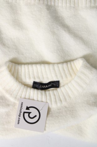 Damski sweter Zara Knitwear, Rozmiar M, Kolor Biały, Cena 43,18 zł