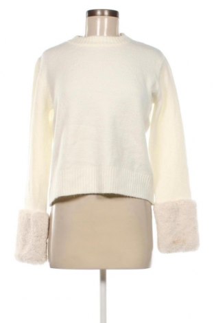 Дамски пуловер Zara Knitwear, Размер M, Цвят Бял, Цена 8,91 лв.